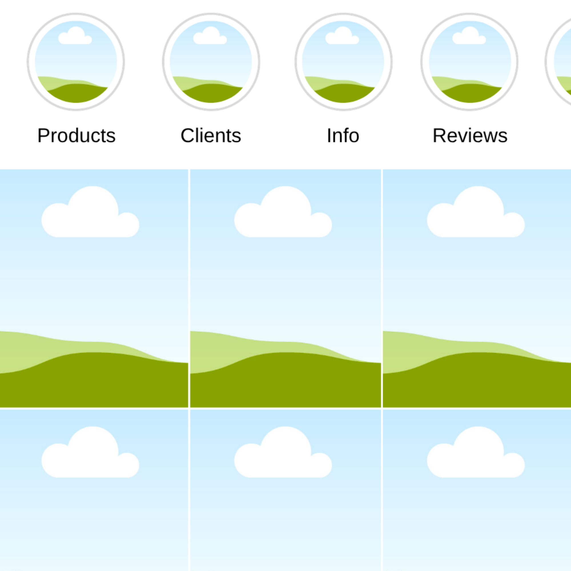 Canva feed planner preview