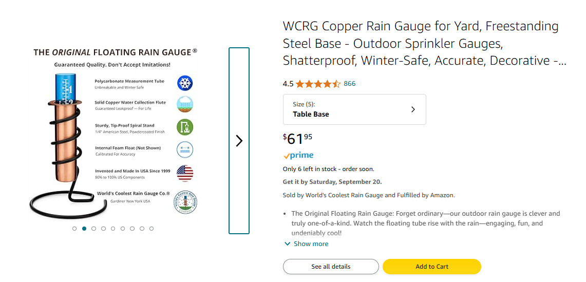 Rain Gauge Amazon creative 2