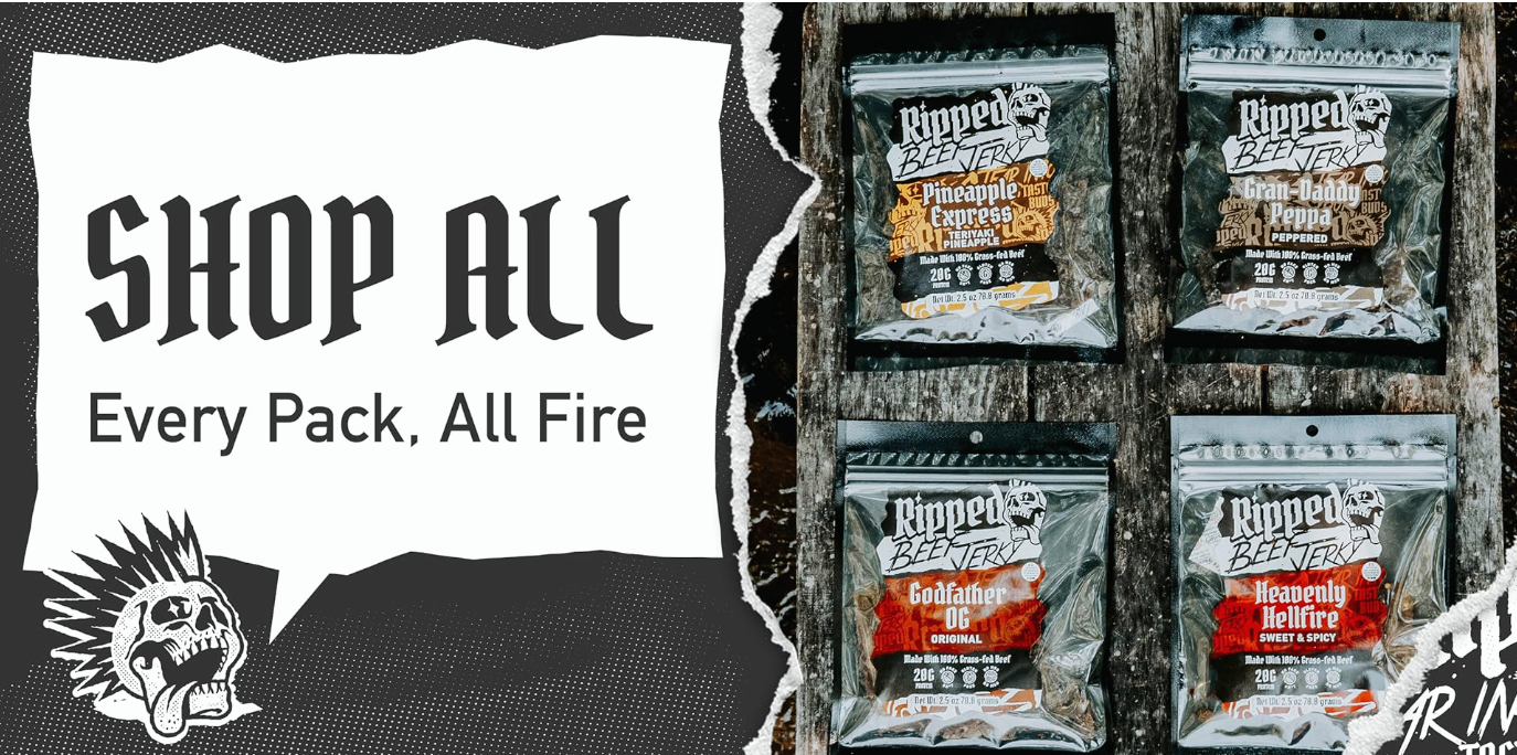 Ripped Jerky Amazon creative 1
