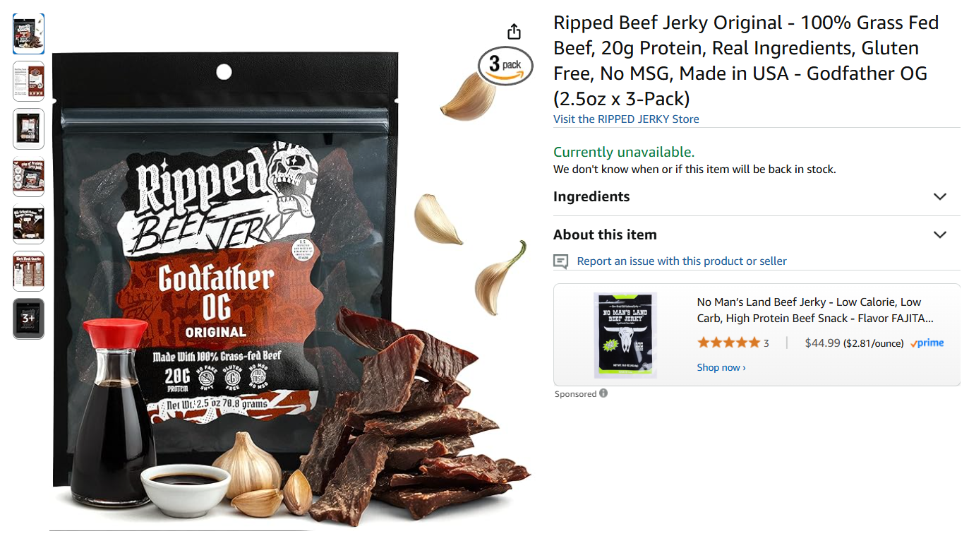 Ripped Jerky Amazon creative 2